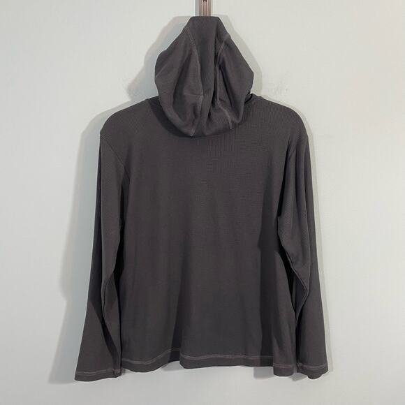 Under Armour Youth Grey Waffle Knit Pullover Hoodie Size YXL - Picture 8 of 9